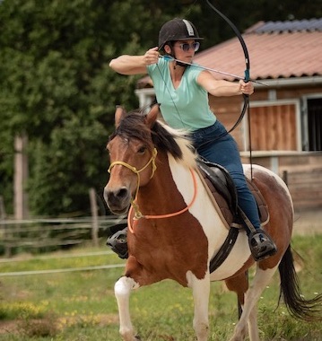 Tir à l'arc à cheval'