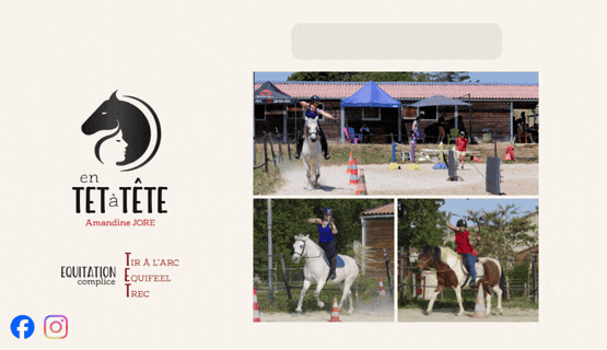 En TET à TETE Tir à l’arc à cheval