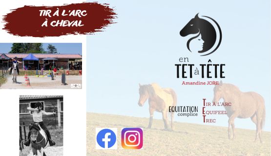 En TET à TETE Tir à l’arc à cheval
